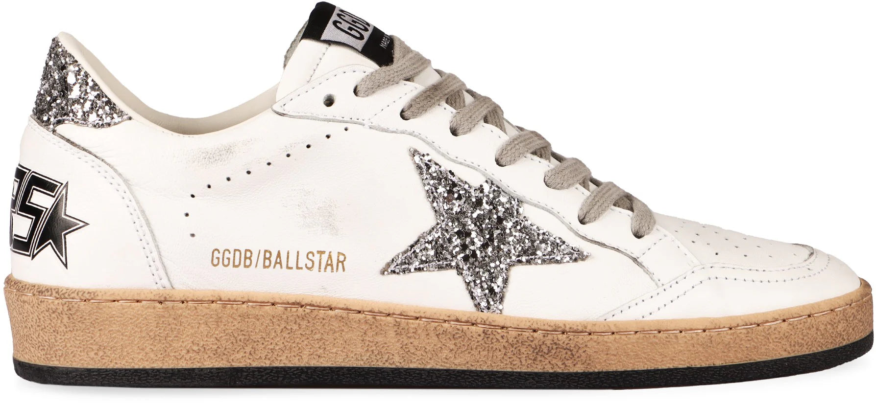 Basket Golden Goose Ball Star White Silver